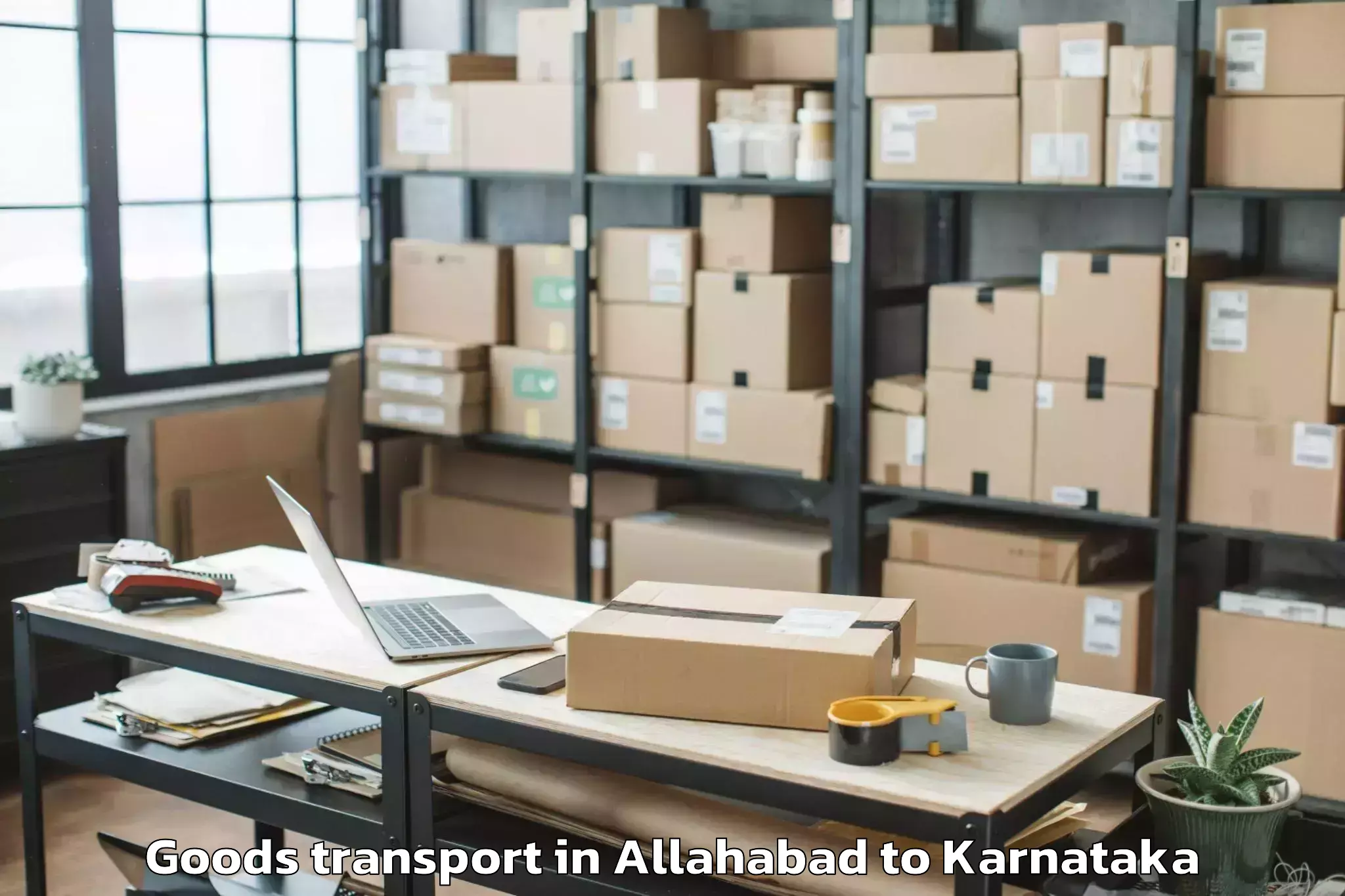 Expert Allahabad to Holalkere Rural Goods Transport